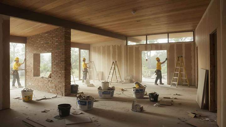 Rénovation de maison complète, La Canourgue